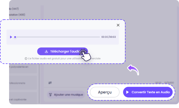 Convertir texte en audio avec la synthèse vocale gratuite de Vidnoz