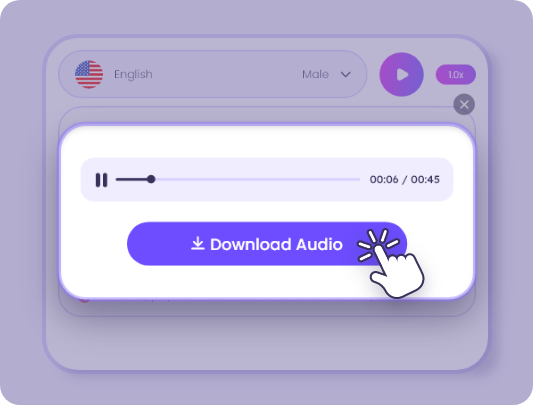 Générer la voix off gratuite avec la synthèse vocale de Vidnoz.