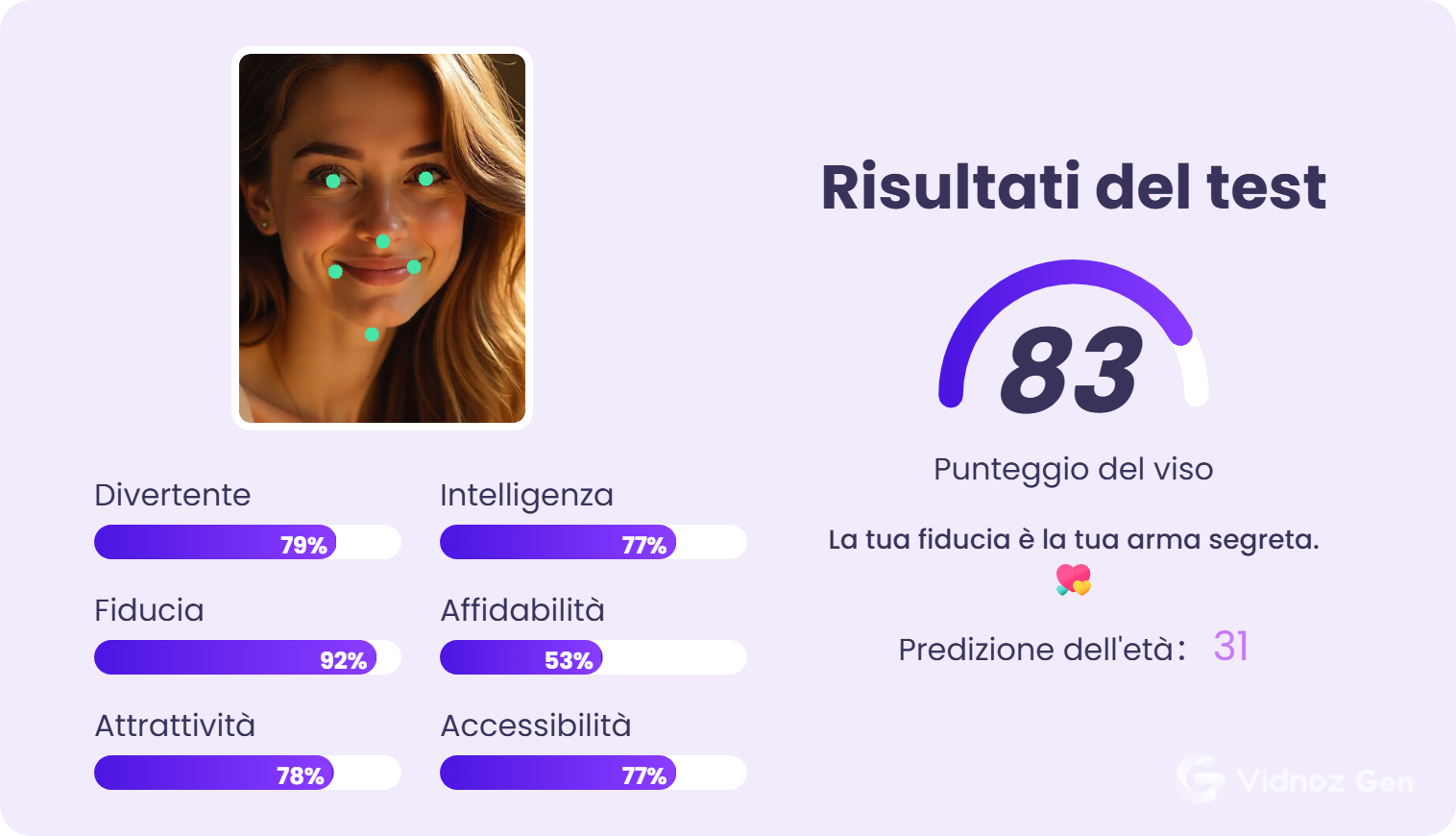calcolatore di bellezza