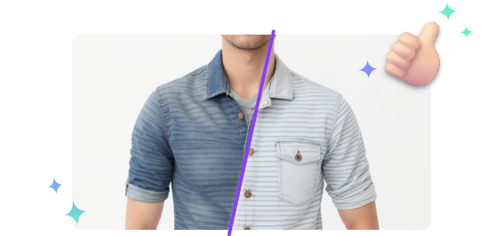 Cambia vestiti con AI