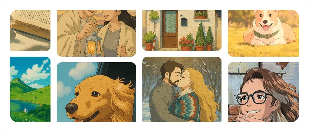 Filtro Ghibli gratis per immagini e video