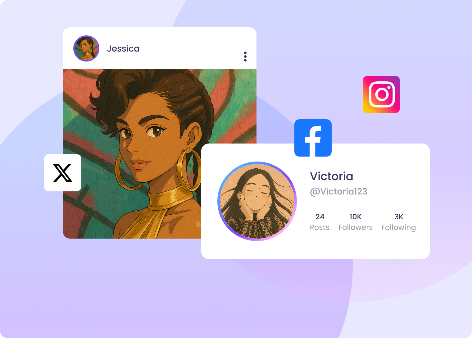 Brilla sui social media