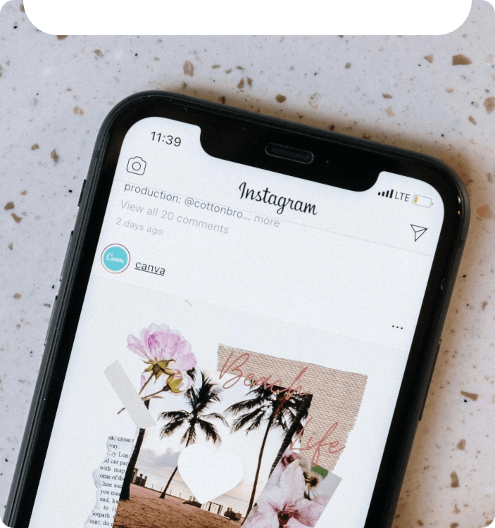 Descrivere una foto per social media
