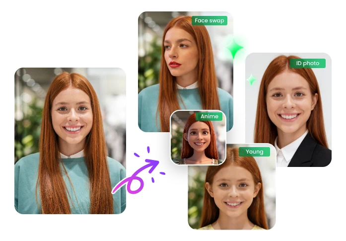Filtri ed effetti fotoritocco AI di tendenza
