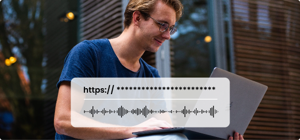 Usa il generatore voce AI ovunque tu sia