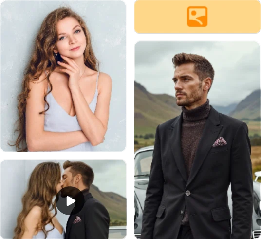 AI Kissing Video