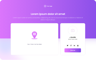 Modello pagina di destinazione video 3
