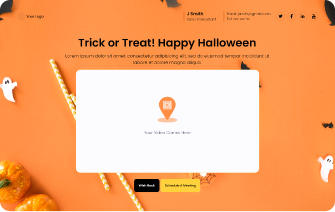Modello pagina di destinazione video 2