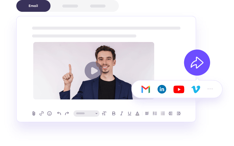 Condividi video per marketing