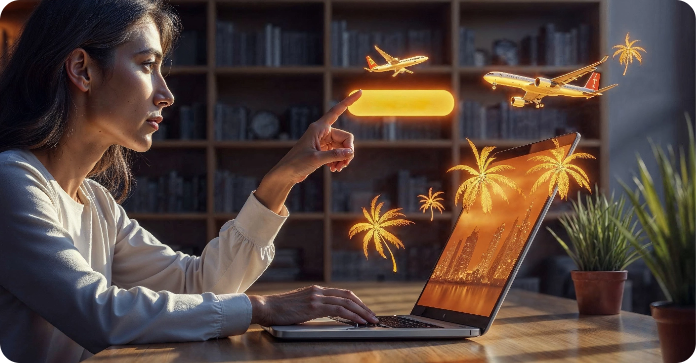 Agente di viaggio AI che offre suggerimenti in tempo reale