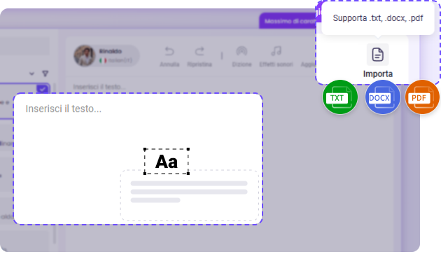 Come creare audio da testo online gratis - Passo 1