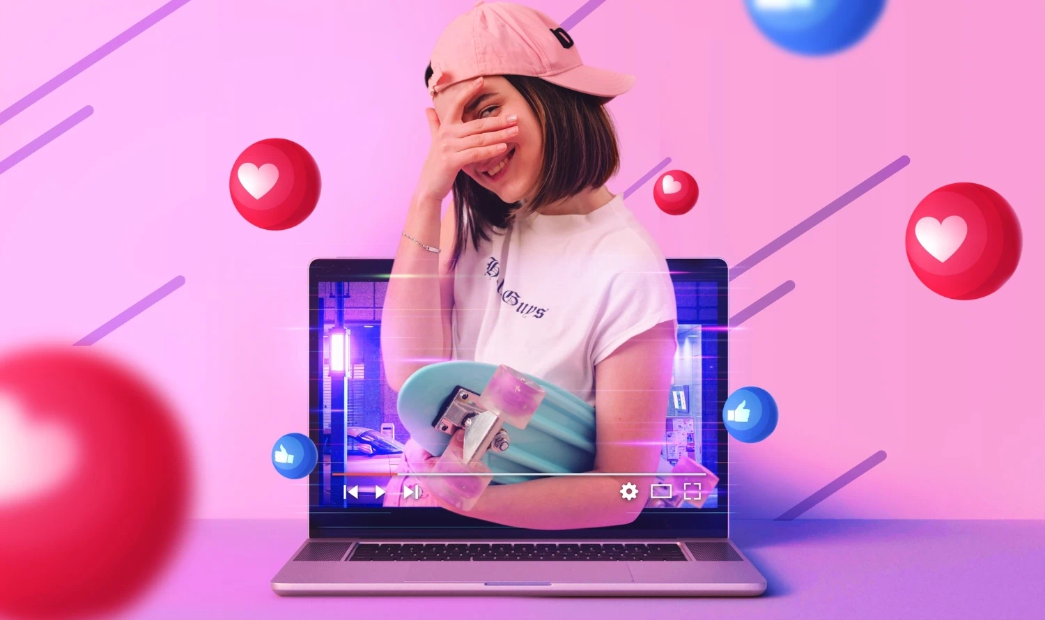 Aumenta la tua visibilità sui social media con AI per creare video da testo. Ideale per social media, marketing, formazione e altro.