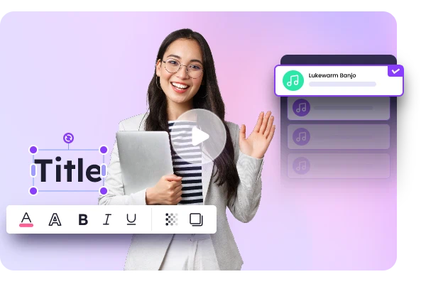 Funzionalità di Vidnoz AI Video Editor - Modifica semplice dell'intelligenza artificiale