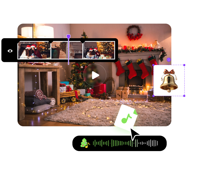 Cornice Digitale LCD 7″ – Biglietto Di Auguri Video Elettronico, Riproduzione 720P, Per Compleanni, Natale, Anniversari E Eventi Promozionali