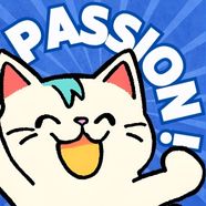 文字とともに描かれた猫のイラスト