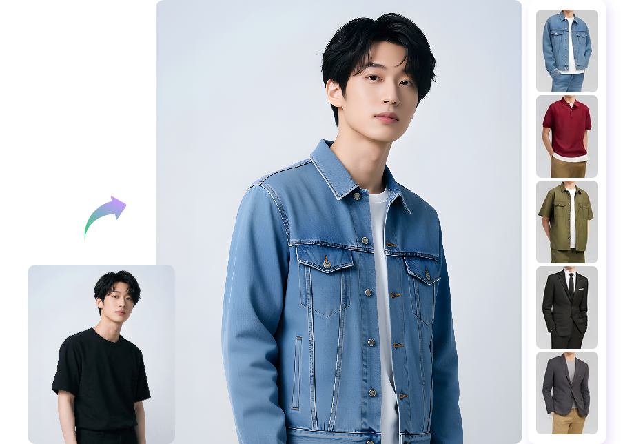 AI着せ替えで服装の売れ筋を把握