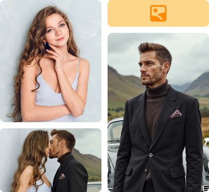 AIキス動画に自然な背景を合成