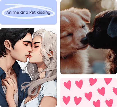 アニメキスもペットキスも簡単生成