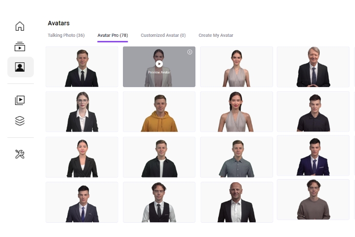 1500以上のリアルなAIアバターで動画を解説する