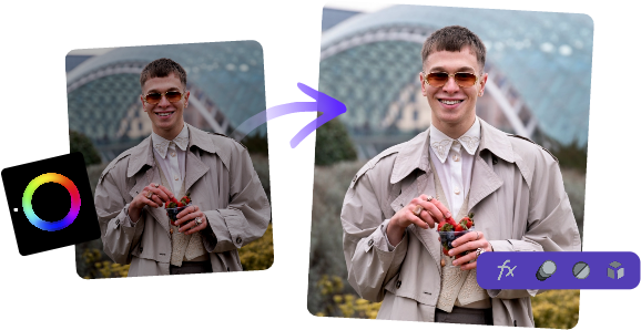 Como Corrigir Cores com a Correção de Cores com IA de Vidnoz