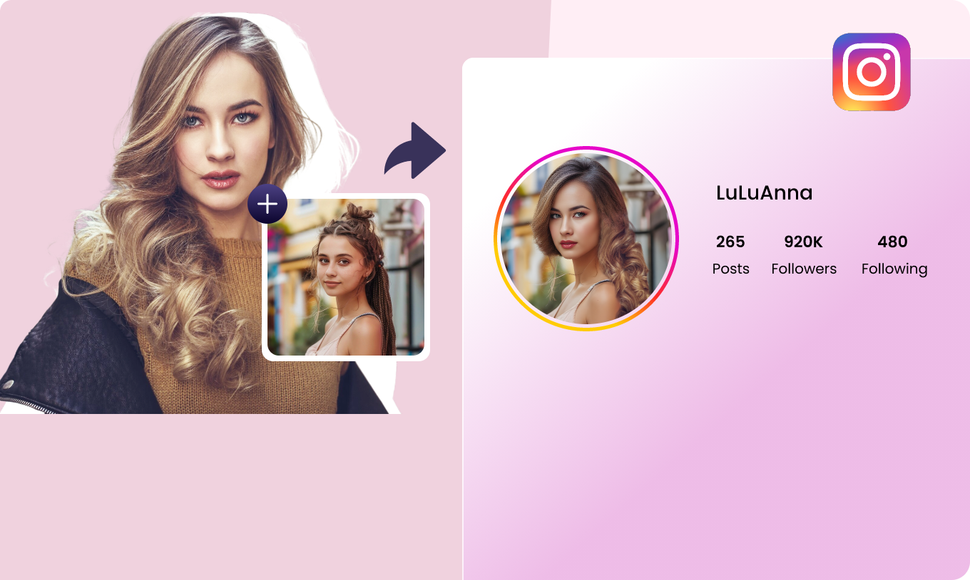 Trocar Cabeça AI para Redes Sociais