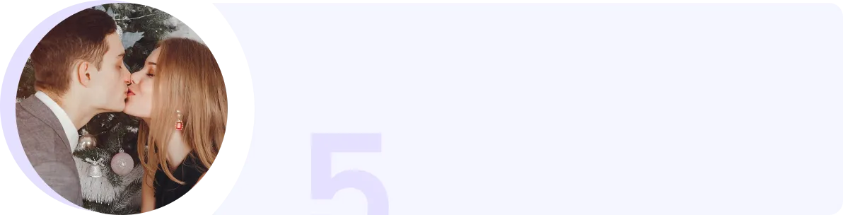 pessoas se beijando ia para eventos especiais