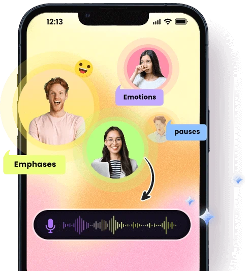 AI Podcast Natural com Pausas e Emoções