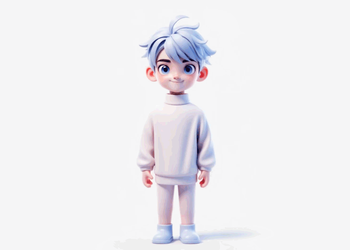 Avatar falante com corpo inteiro