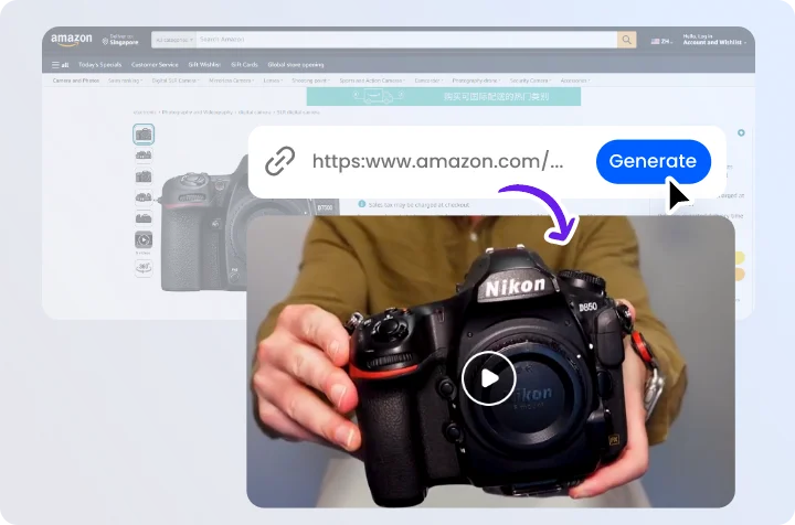 Transformar Link em Vídeo IA Grátis com Vidnoz