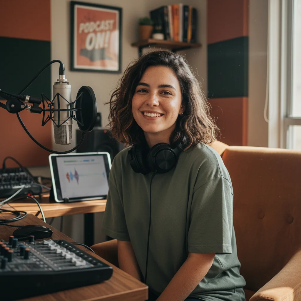 revisão de podcaster