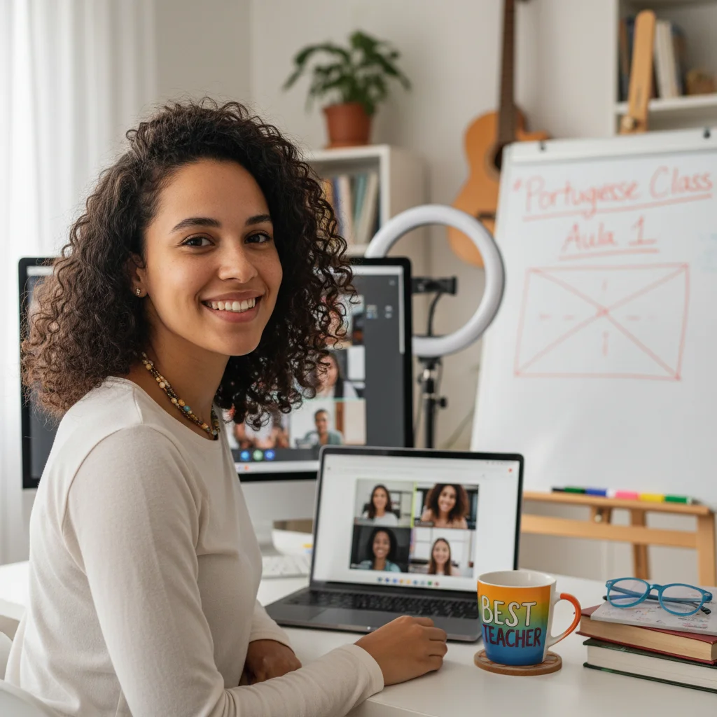 revisão de professora online