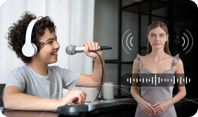 gerador de voz feminina ia