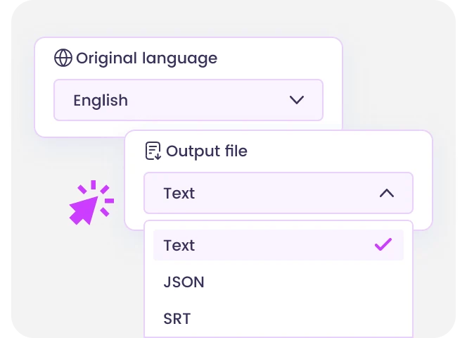Transcreva áudio para texto online grátis - passo 2