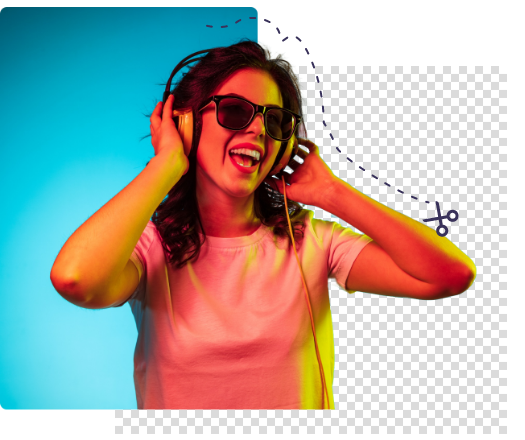 Remoção de fundo com tecnologia IA