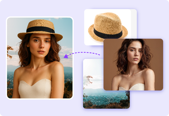 Nano Bana para Fusões de Imagens