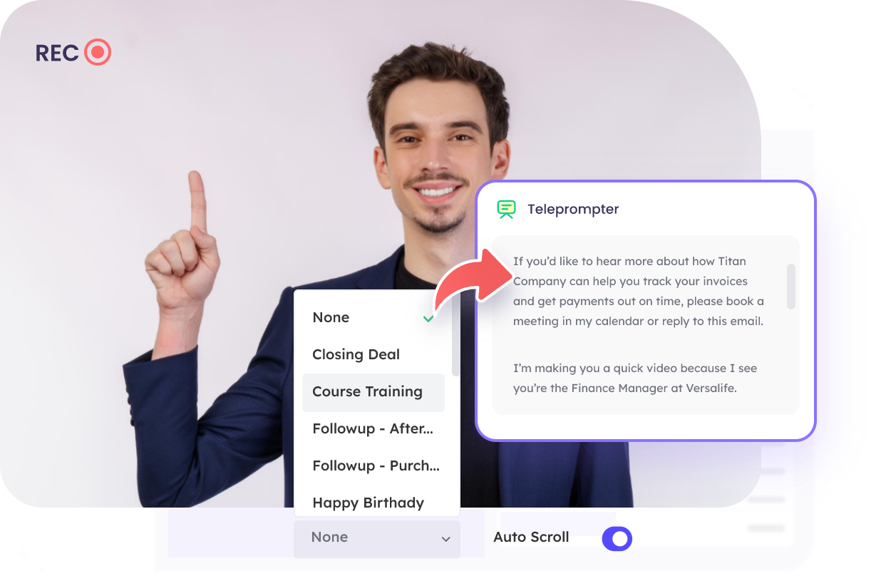 Escolha um modelo de teleprompter