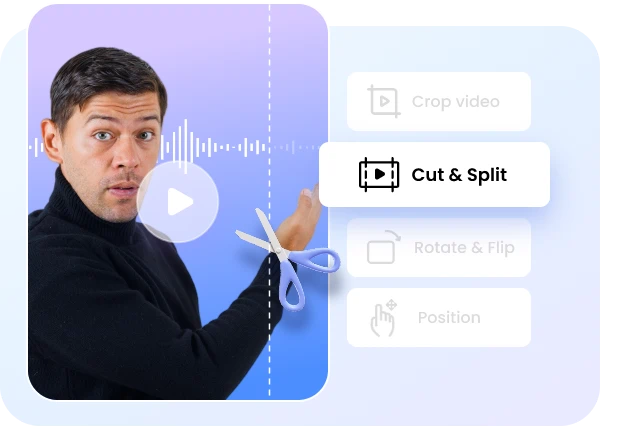 Edite com o conjunto de ferramentas acopladas em Vidnoz AI