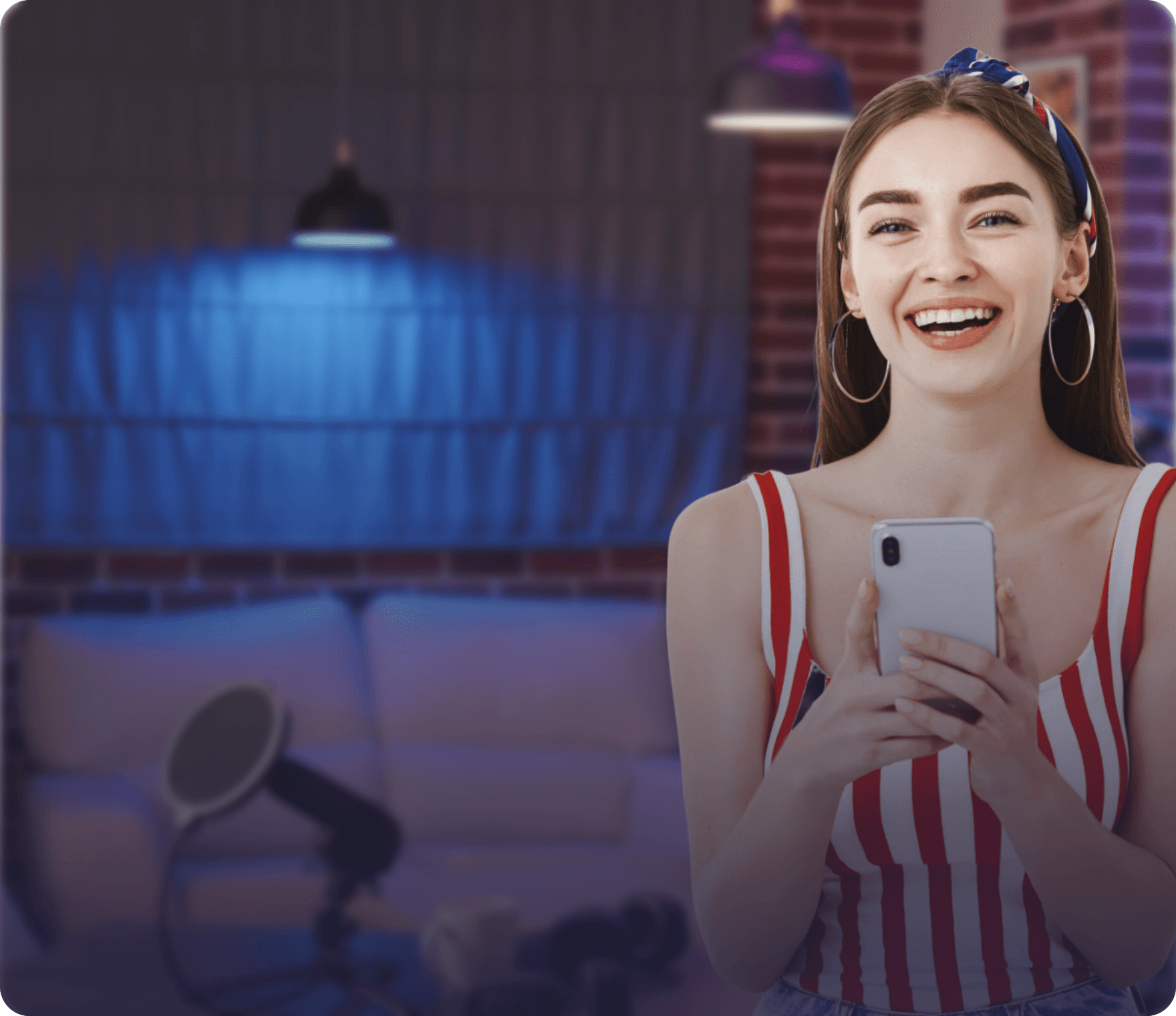 Foto Falante de IA para Redes Sociais