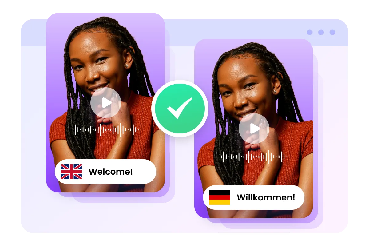 Tradutor de vídeo IA grátis e preciso