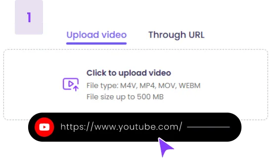 Traduzir vídeo com IA usando Vidnoz - Passo 1