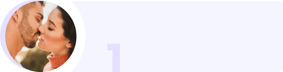 Видеоролики с поцелуями, созданные с помощью ИИ, для пар.